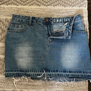 Jean mini skirt from cotton on